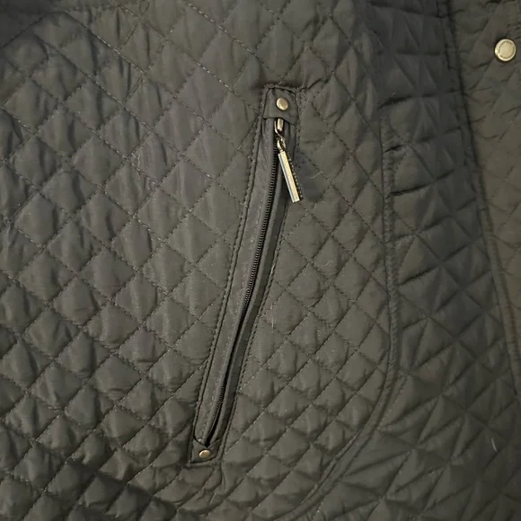 Weatherproof Quilted Navy Puffer Coat - Picture 6 of 15